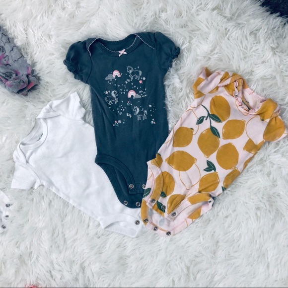 Preemie Newborn Girls T-shirt Onesie 0-3 month - Picture 9 of 17